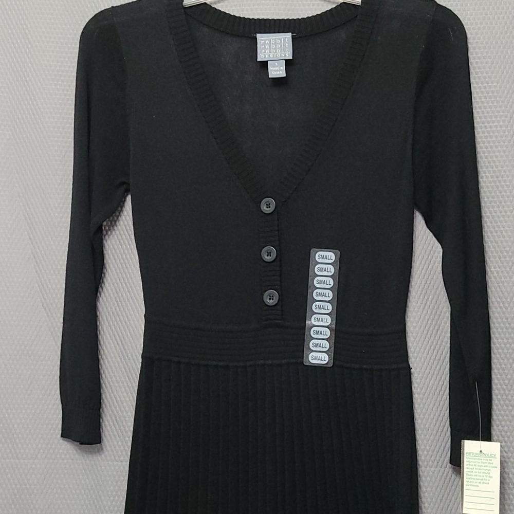 Sweater Dress w/ Accordian Skirt.